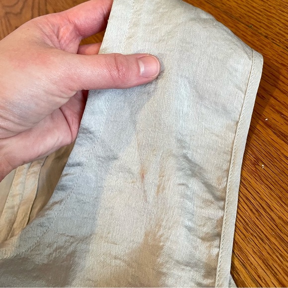 NEW NWT HELMUT LANG Chroma Drape Top Silver Gray Satin Layered Cutout Back Tank - Picture 9 of 16